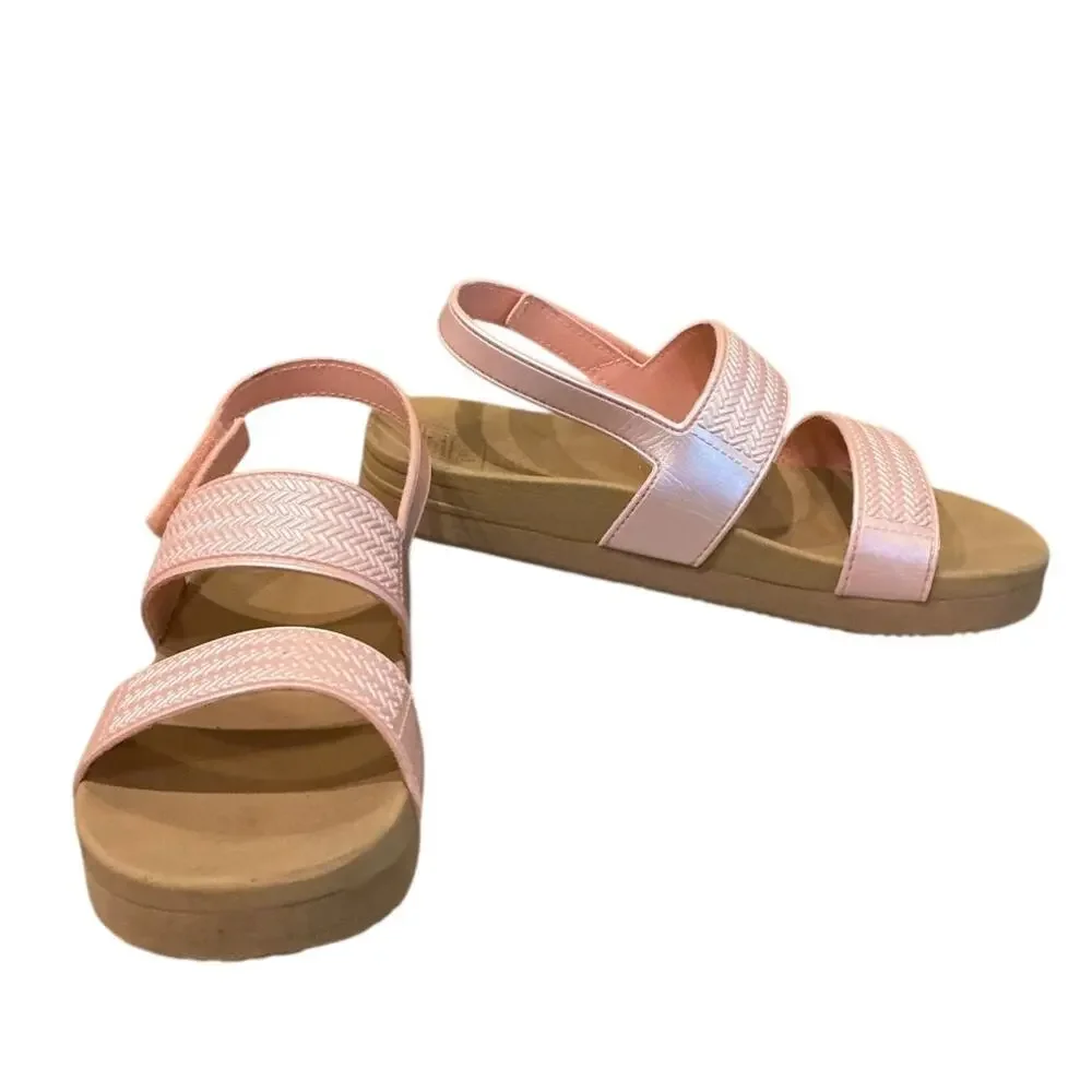 Reef Little Vista Water Sandals Pink Beach Vacay Resort Girls Youth US 3 EU 34